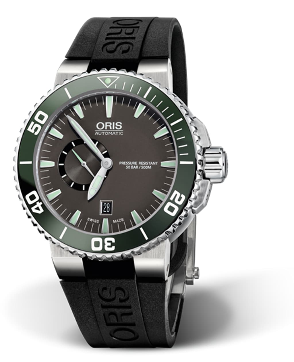 Vertical image of Aquis Small Second, Date